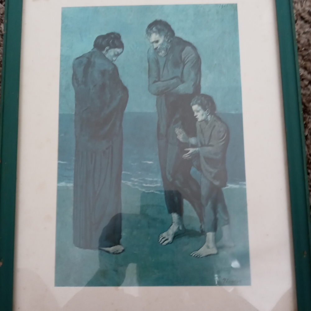 Picasso Original Print of "The Tragedy"